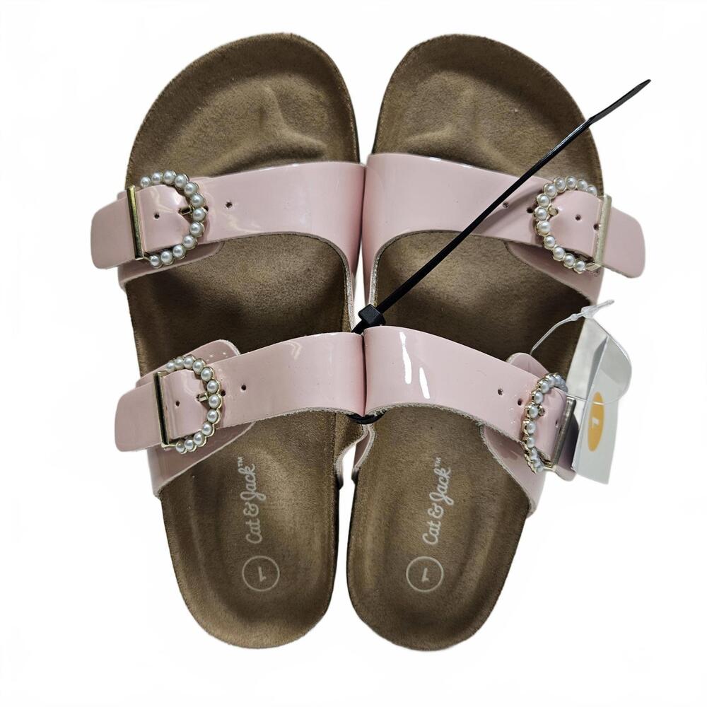 New Stylish Pink Slip-On Sandals by Cat & Jack - Picture 4 of 4